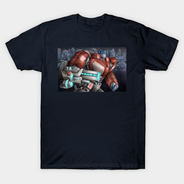 Optimus Prime - War For Cybertron T-Shirt by AdamCRivera